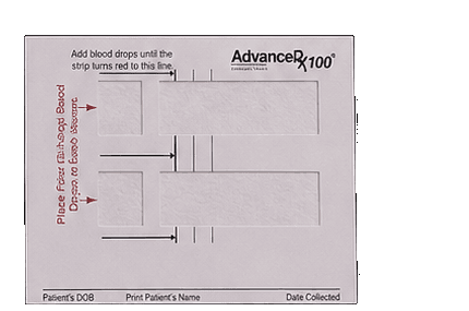 Double strip collection card